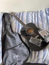 Image of 3rd avenue acoustic guitar 4/4-Brand New | Strap, Strings, Picks & Carry Bag