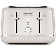Image of Kenwood TFP10.A0CR 4-Slice Toaster with Defrost Function Elegancy Cream