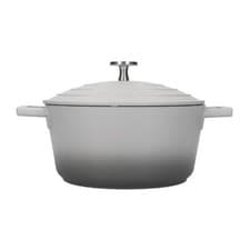 Image of MasterClass 21 Casserole Dish Grey Ombre Cast Aluminium Scratch Proof Pot - 2.5L