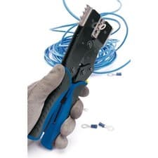 Image of Draper Expert 220mm Quick Change Ratchet Action Terminal Crimping Tool Crimpers