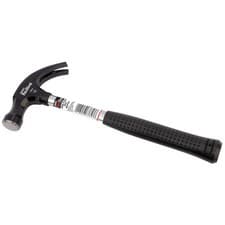Image of Draper Redline Claw Hammer with Steel Shaft 450g 16oz Carbon Steel Head 67657