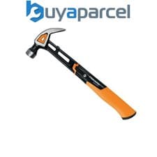Image of Fiskars 1027202 IsoCore Curved Finishing Hammer 450g (16oz) FSK1027202