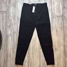 Image of DKNY Men's Everyday Stretch Waistband Drawstring Jogger Pants, Size Medium, BLK