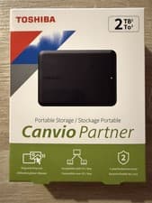 Image of Toshiba 2TB Canvio Basics portable hard drive Brand New boxed Sealed BNIB