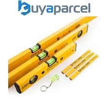 Image of Stabila Combi Spirit Level Set Type 70-2 30cm 60cm 180cm Pencils STB702COMBI