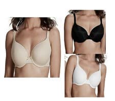 Image of 2 Pack T-Shirt Bra Full Moulded Cup Coverage Straps Padded Underwire Top