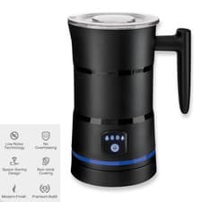 Image of Electric Milk Frother 4 in 1 Automatic Frother Milk Steamer Latte Coffee Foam