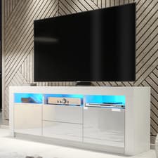 Image of Modern 160cm | TV Unit | Cabinet | TV Stand | High Gloss/Matt Doors | Free LED