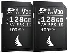 Image of 2x 128gb SDXC V30 Match Pack Memory Cards - Fast Write Speeds