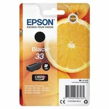 Image of Genuine Epson 33 Orange Black Ink Cartridge T3331 Ink C13T33314010 Boxed