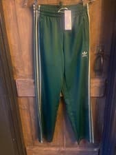 Image of New Green Adidas Firebird tracksuit bottoms size XS