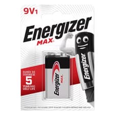Image of Energizer MAX 9V PP3 Alkaline Battery Long Life