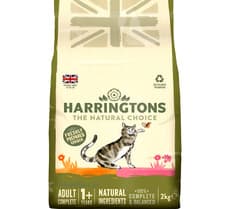 Image of HARRINGTONS ADULT COMPLETE CAT 2kg, 4kg or 8kg : Chicken Salmon Feed bp Dry Food