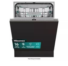 Image of HISENSE HV16AUK Full-Size Fully Integrated Dishwasher - REFURB-C