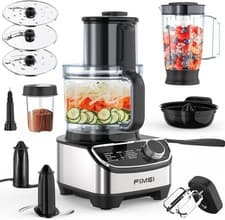 Image of Multifunctional Food Processor 1300W, 3 Speeds and Pulse Function, 3.5L Chopper