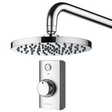 Image of Aqualisa Visage Q Smart Concealed Shower - 200mm Wall Drencher, Gravity