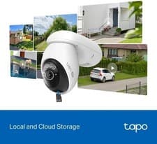 Image of TAPO TC92 4K AI Solar Battery Colour Night Vision Pan Tilt Security Camera Kit