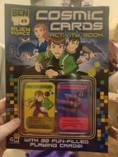 Image of Ben 10 Alien Force Cosmic Cards Activity Book By Cartoon Network