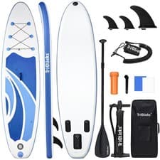 Image of 10FT Inflatable Stand Up Paddle Board Surfing Board SUP Surfboard w Complete Kit