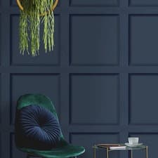 Image of 10M/Roll Wood Panel Wallpaper 3D Effect Panelling - Various Colours UK Stock