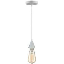 Image of E27 Modern Pendant Light Fitting Ceiling Rose Suspension Set Corded 5 Colours UK