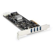 Image of Startech 4 Port Pci Express Pcie Superspeed Usb 3.0 Card Adapter W/ 4 Dedicated