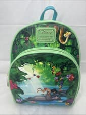 Image of New With Tags Loungefly Disney Jungle Book Bare Necessities Mini Backpack