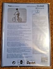 Image of Pentel Recycology A4 Display Book, 20 Pockets - Blue