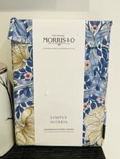 Image of MORRIS & CO PIMPERNEL SUPERKING DUVET COVER NEW.