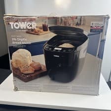 Image of Tower Digital Bread Maker 12 Auto Programs 1Kg Non-stick Pot 550W New Unopened