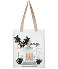 Image of Radley Bag Chalk Canvas Tote Shopper Bag - Palm Springs California Responsible