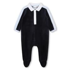 Image of Hugo Boss Baby's navy All In One BABY GROW in boss gift box size 1,3,6 months