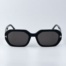 Image of Tom Ford Men Sunglasses Black Smoke Square VERONIQUE-02 FT0917 01A BRAND NEW