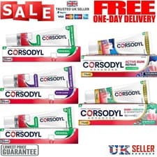 Image of Corsodyl Active Gum Repair Toothpaste Whitening Ultra Clean Protection 75 ml