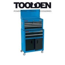 Image of Draper 19563 24" Combined Roller Cabinet and Tool Chest (6 Drawers)