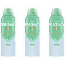 Image of Mitchum Women Deodorant & Anti-Perspirant Unscented 200ml Pack of 3