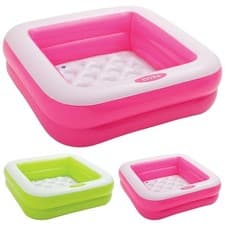 Image of Intex Baby Swimming Paddling Pool 86cm Soft Bottom Portable Outdoor Garden Play