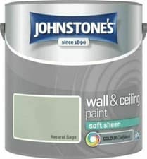 Image of Johnstone's 308862 Wall & Ceiling Paint 2.5L - Natural Sage