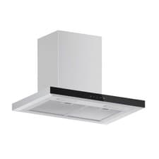 Image of electriQ 60cm Slimline Chimney Cooker Hood - Stainless Steel eiQ60TOUCHSLIMA