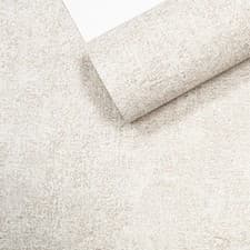 Image of Plain Beige Textured Wallpaper Thick Slightly Imperfect Free Match Paste Wall