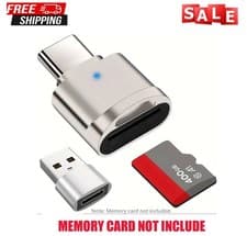 Image of USB C to Micro SD SDXC TF Card Reader Type C Adapter USB/TF/Micro SD OTG✅UK