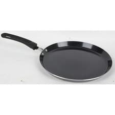 Image of Crepe Pan Frying Pan PALERMO 24 Cm Ceramic Black Induction Compatible