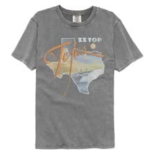 Image of Zz Top - Tejas - American Classics - Solid Gray Adult Short Sleeve Comfort Color