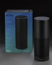 Image of Amazon Echo Alexa Plus Black Smart Speaker - Brand new - unopened box. Rare.