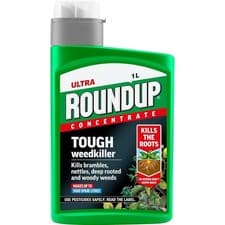 Image of Roundup Ultra Weedkiller 1L Systemic Concentrate for Tough Weeds and Roots