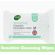 Image of SENSITIVE CLEANSING WIPES FACIAL DEEP QUALITY PACK OF 6 (6 X 25 WIPES PACK)