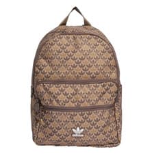 Image of Adidas Monogram Backpack Originals Lifestyle Rucksack Earth Strata Brown Bag