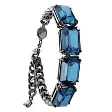 Image of BNIB SWAROVSKI Millenia Bracelet Blue Ruthenium plated £199 & Gift Bag