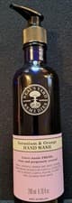 Image of NEAL'S YARD REMEDIES GERANIUM & ORANGE HAND WASH 200ML - PUMP - EXP:06/28