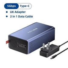 Image of ACASIS 2 Bay External Hard Drive RAID Enclosure for 2.5/3.5" SATA HDD/SSD